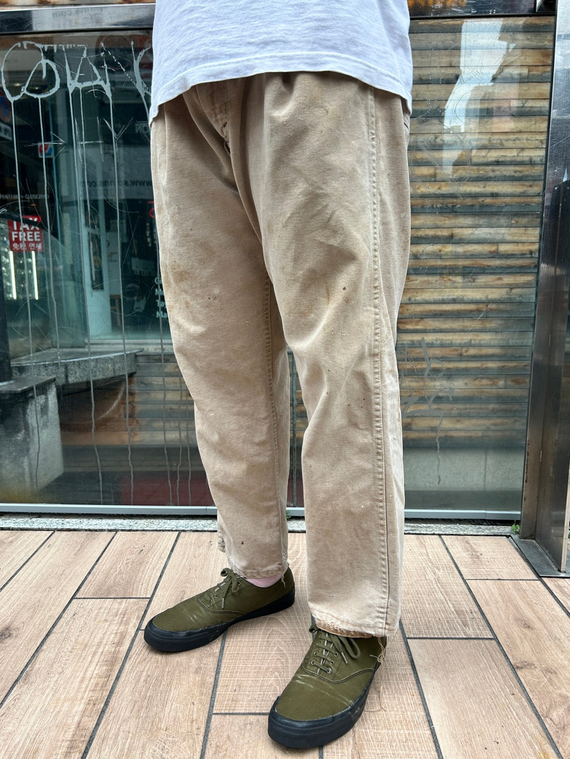 60's~70's CARHART「デカCボタン 42TALON」 ワークパンツ