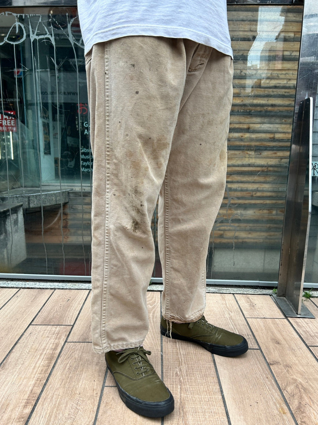 60's~70's CARHART「デカCボタン 42TALON」 ワークパンツ