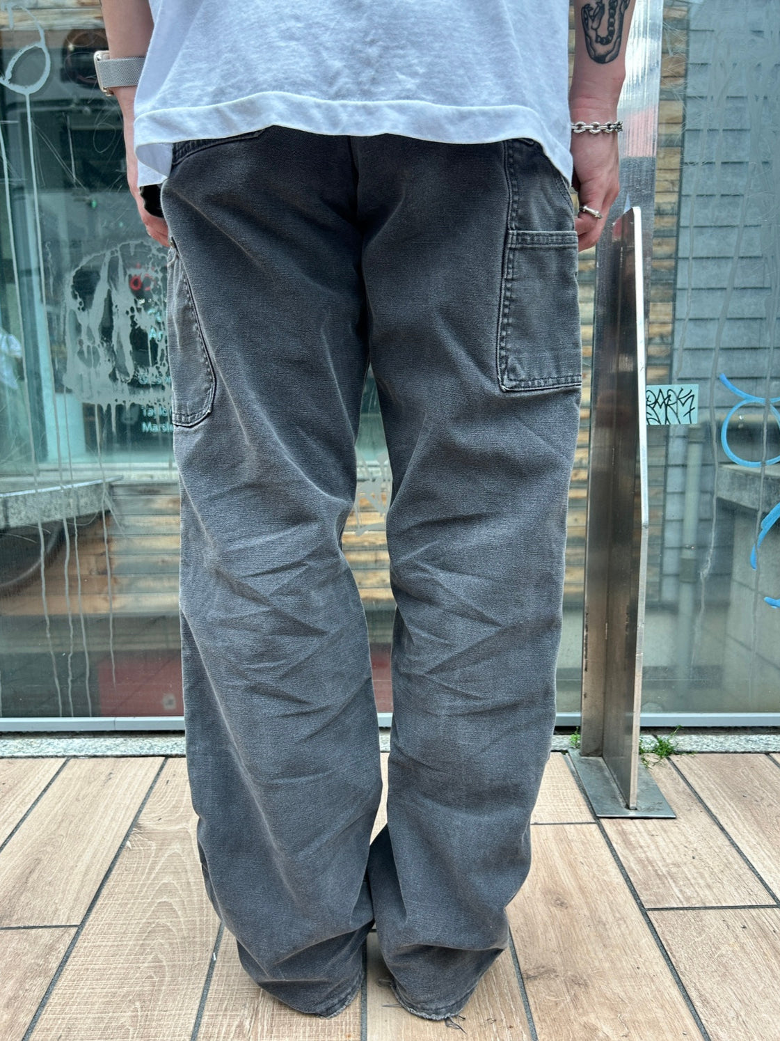 00's CARHART「DOUBLE NKEE PANT」ワークパンツ