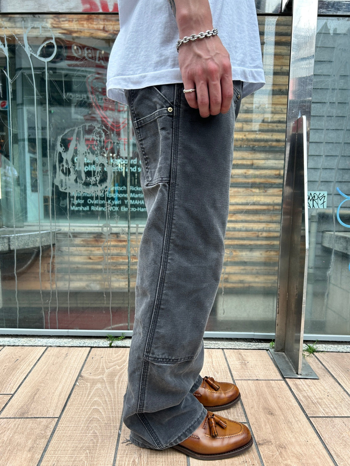 00's CARHART「DOUBLE NKEE PANT」ワークパンツ