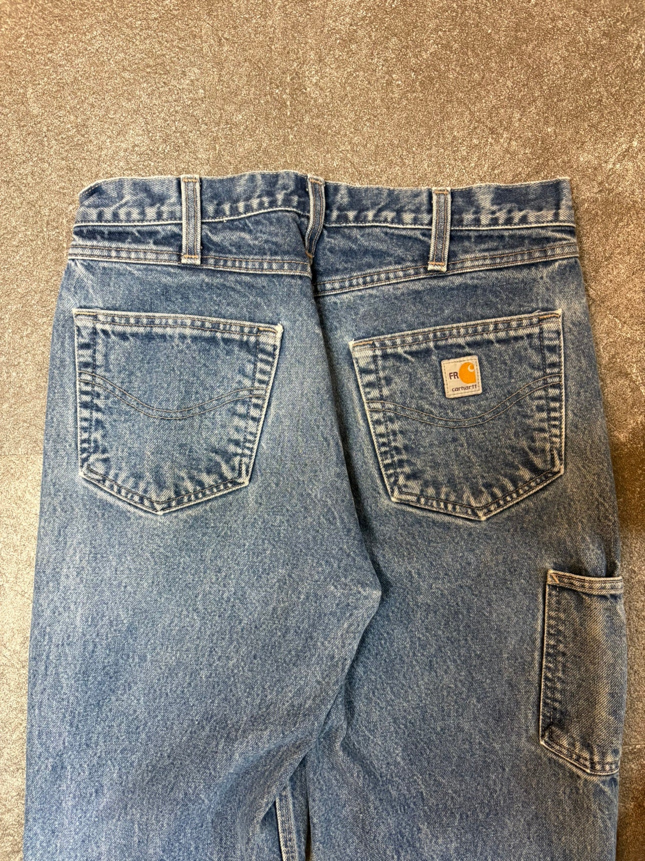 00's CARHART「DOUBLE NKEE PANT」デニムパンツ