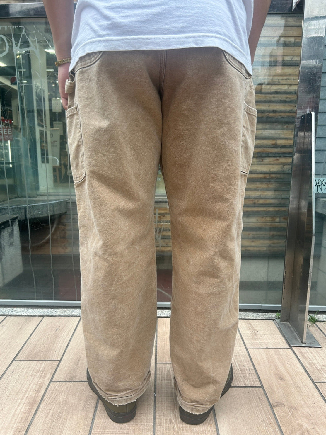 00's CARHART「DOUBLE NKEE PANT」ワークパンツ