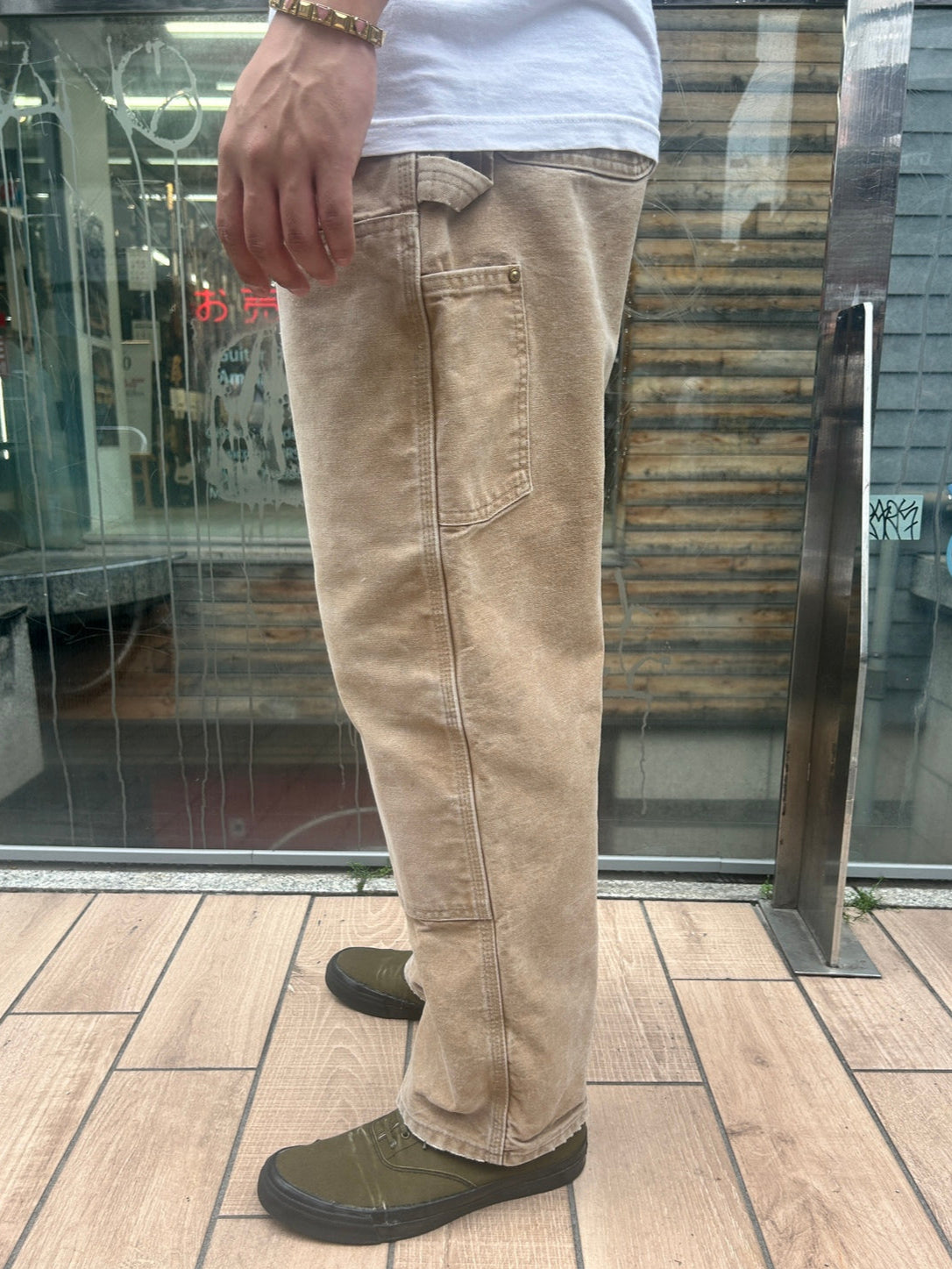 00's CARHART「DOUBLE NKEE PANT」ワークパンツ