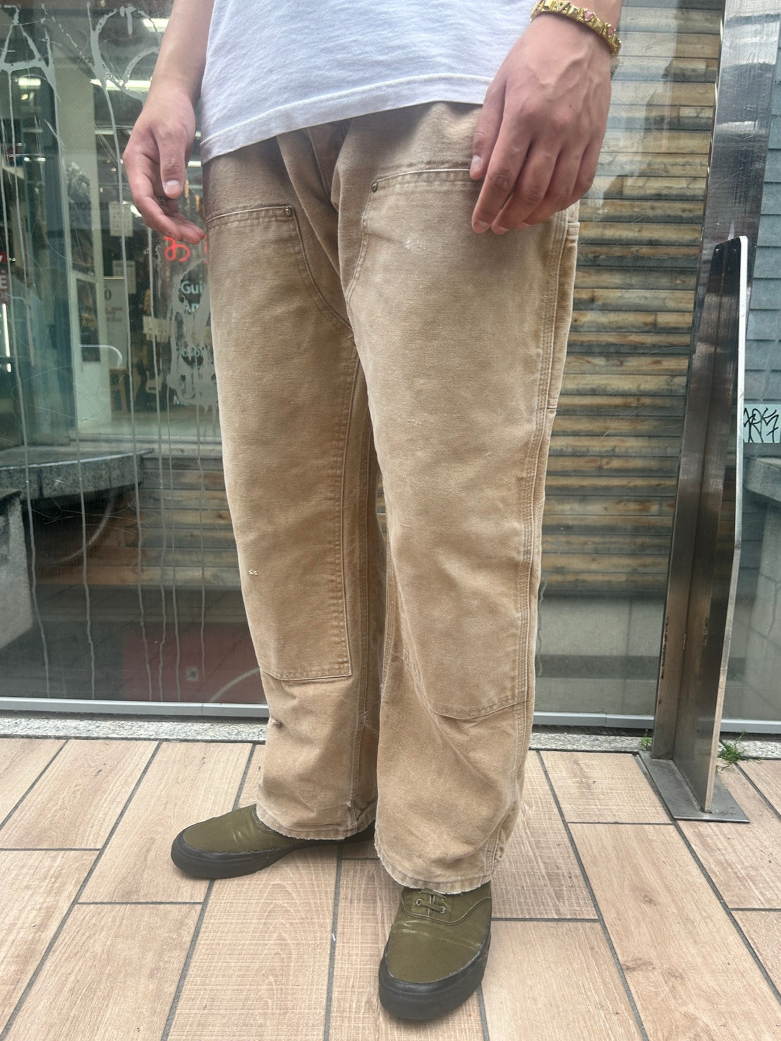 00's CARHART「DOUBLE NKEE PANT」ワークパンツ