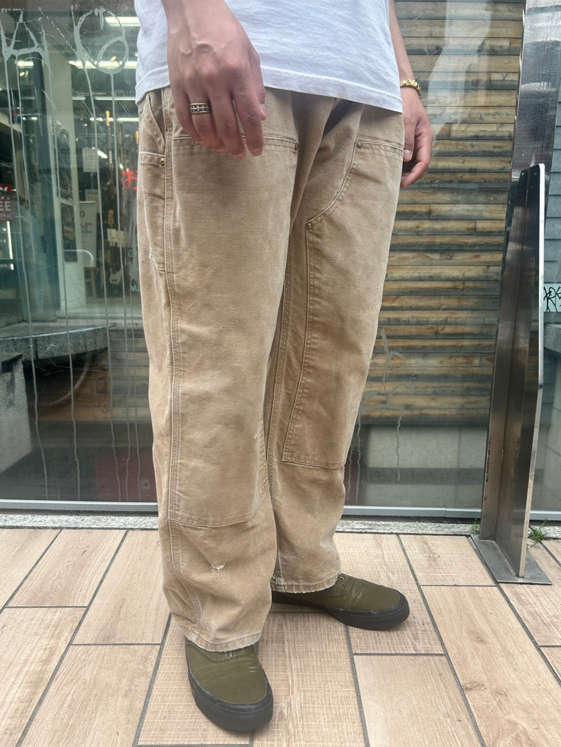00's CARHART「DOUBLE NKEE PANT」ワークパンツ