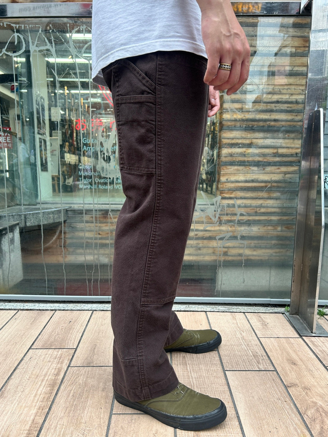 00's CARHART「DOUBLE NKEE PANT」ワークパンツ