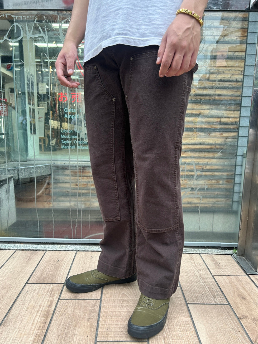 00's CARHART「DOUBLE NKEE PANT」ワークパンツ