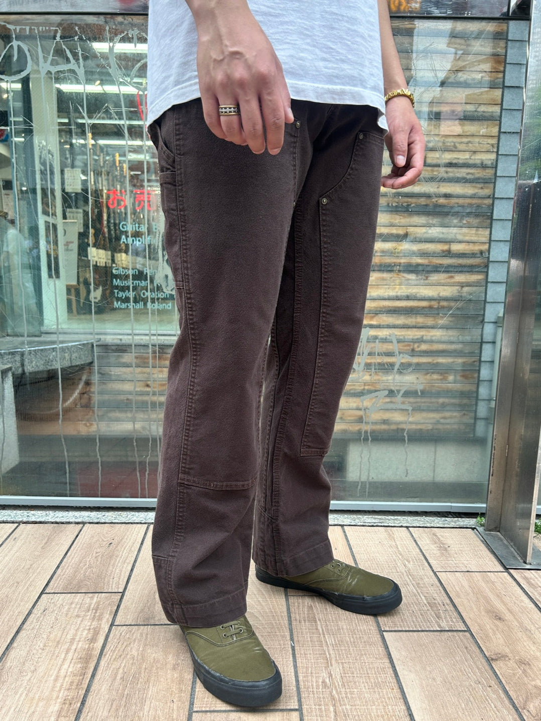00's CARHART「DOUBLE NKEE PANT」ワークパンツ
