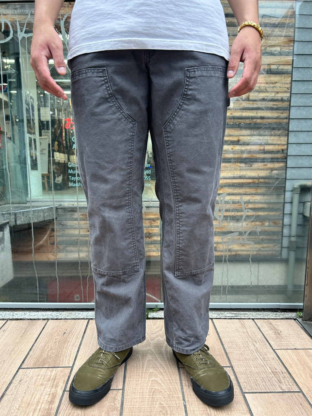 00's CARHART「DOUBLE NKEE PANT」ワークパンツ