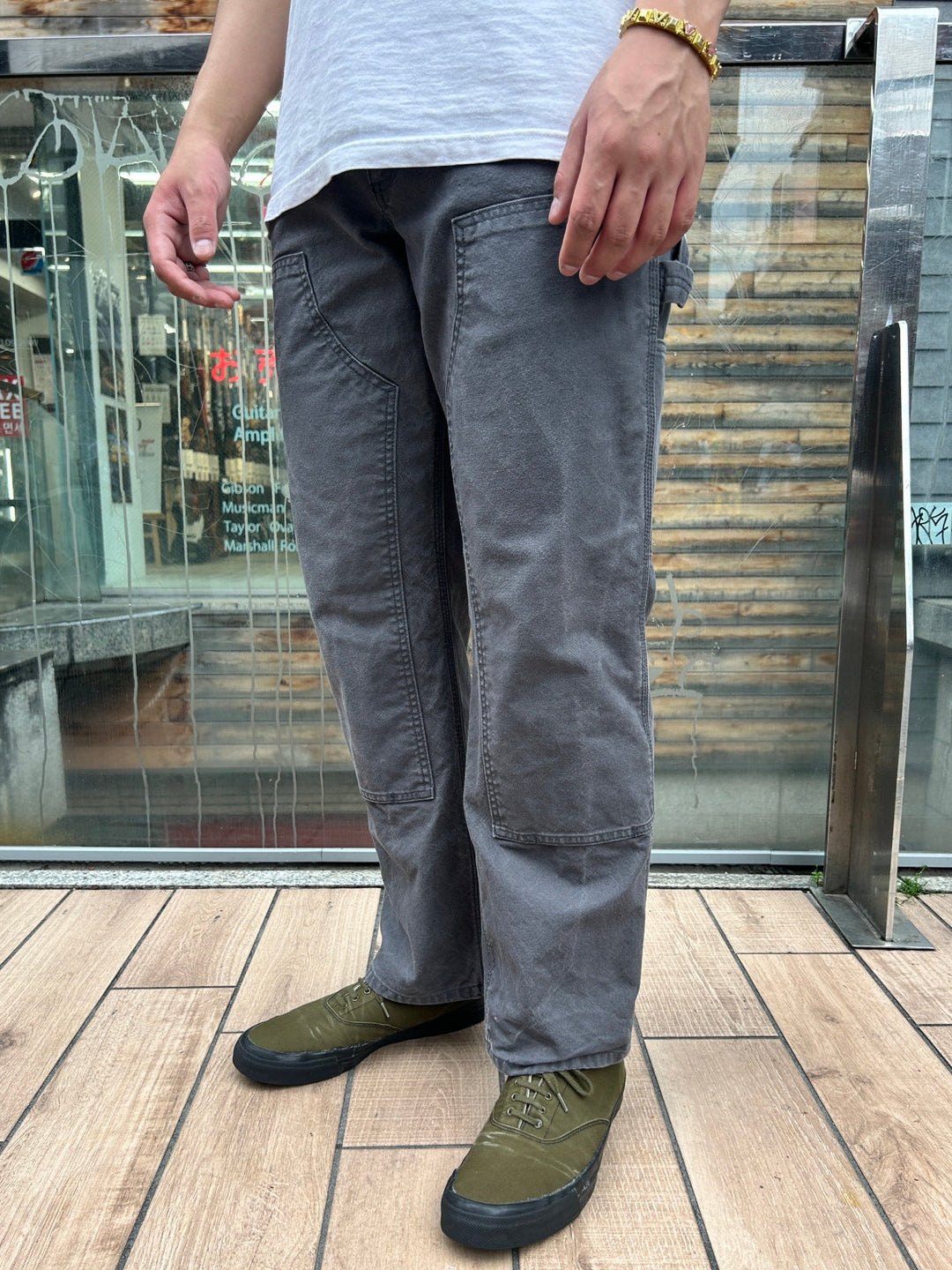 00's CARHART「DOUBLE NKEE PANT」ワークパンツ