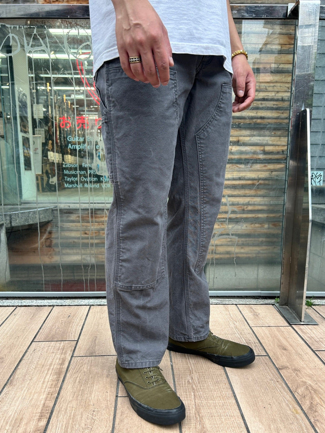 00's CARHART「DOUBLE NKEE PANT」ワークパンツ
