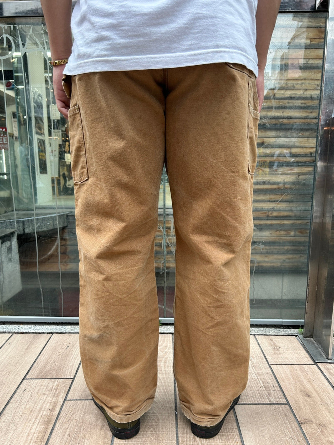 00's CARHART「DOUBLE NKEE PANT」USA製 ワークパンツ