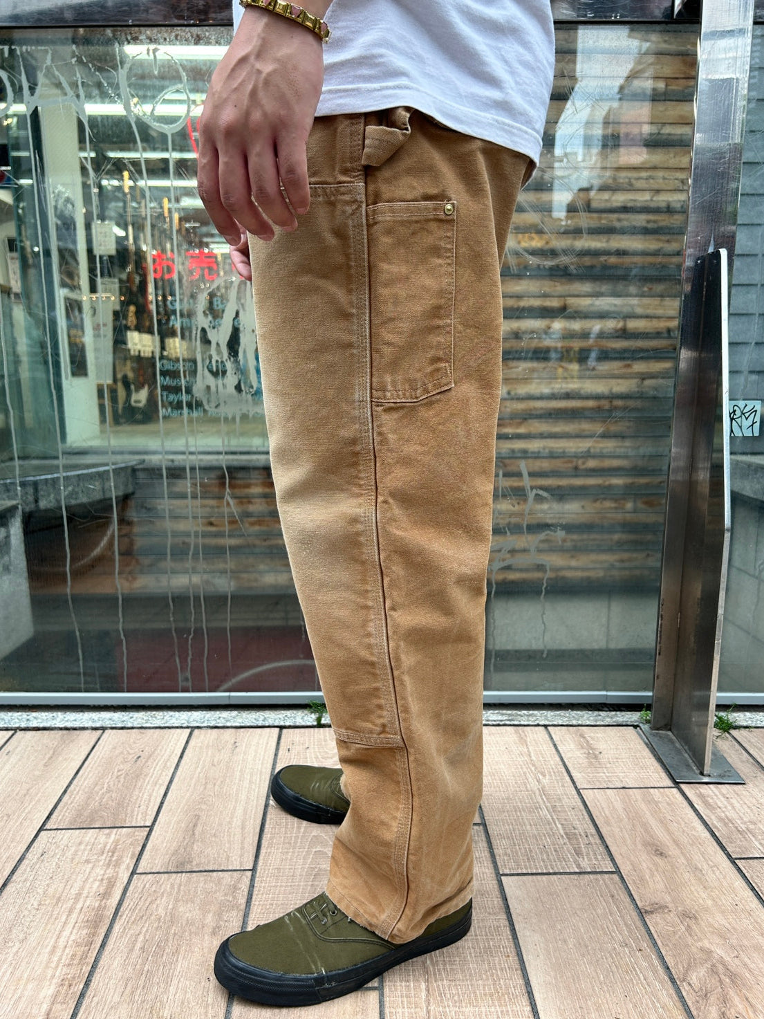 00's CARHART「DOUBLE NKEE PANT」USA製 ワークパンツ