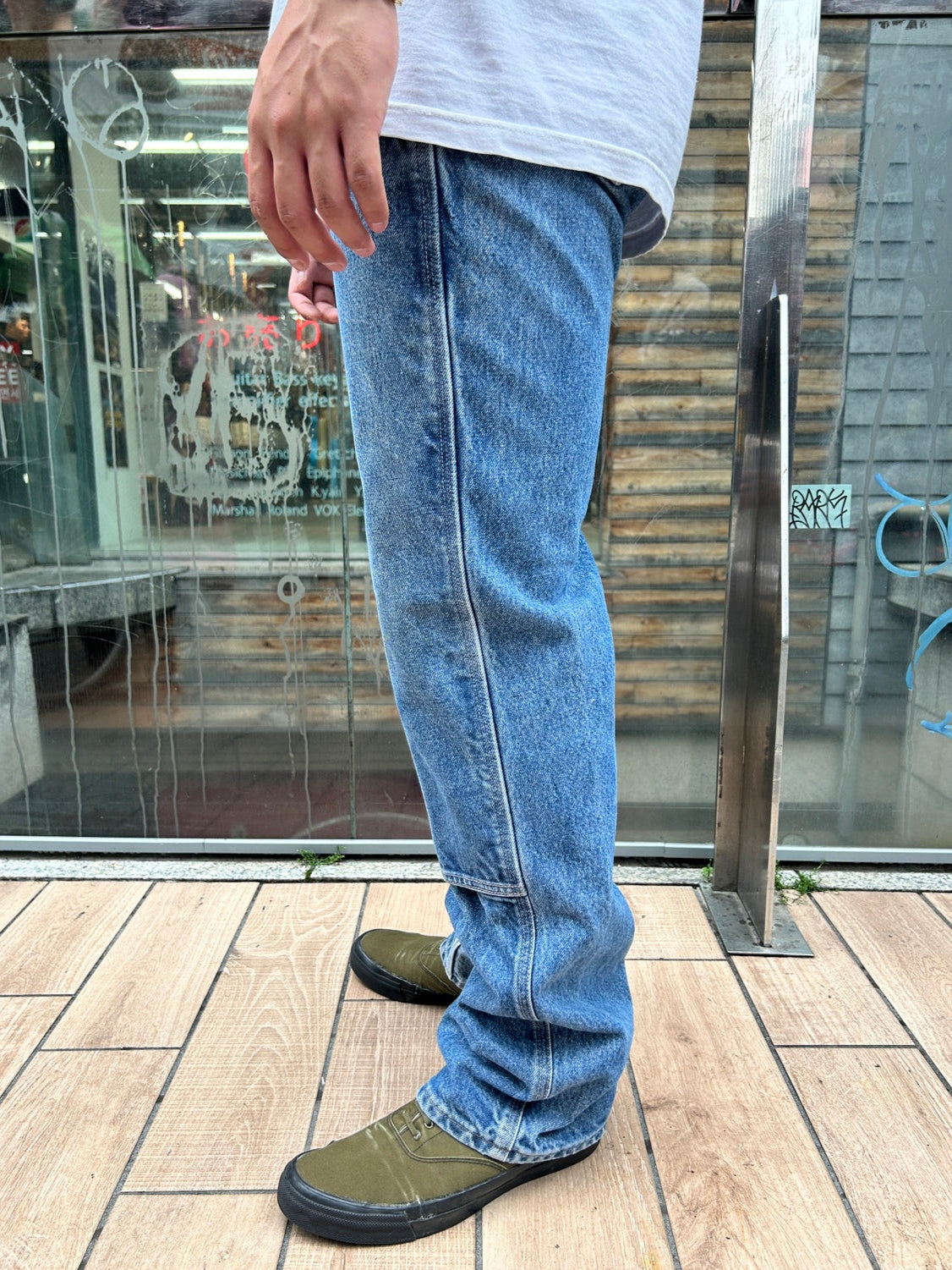00's CARHART「DOUBLE NKEE PANT」デニムパンツ