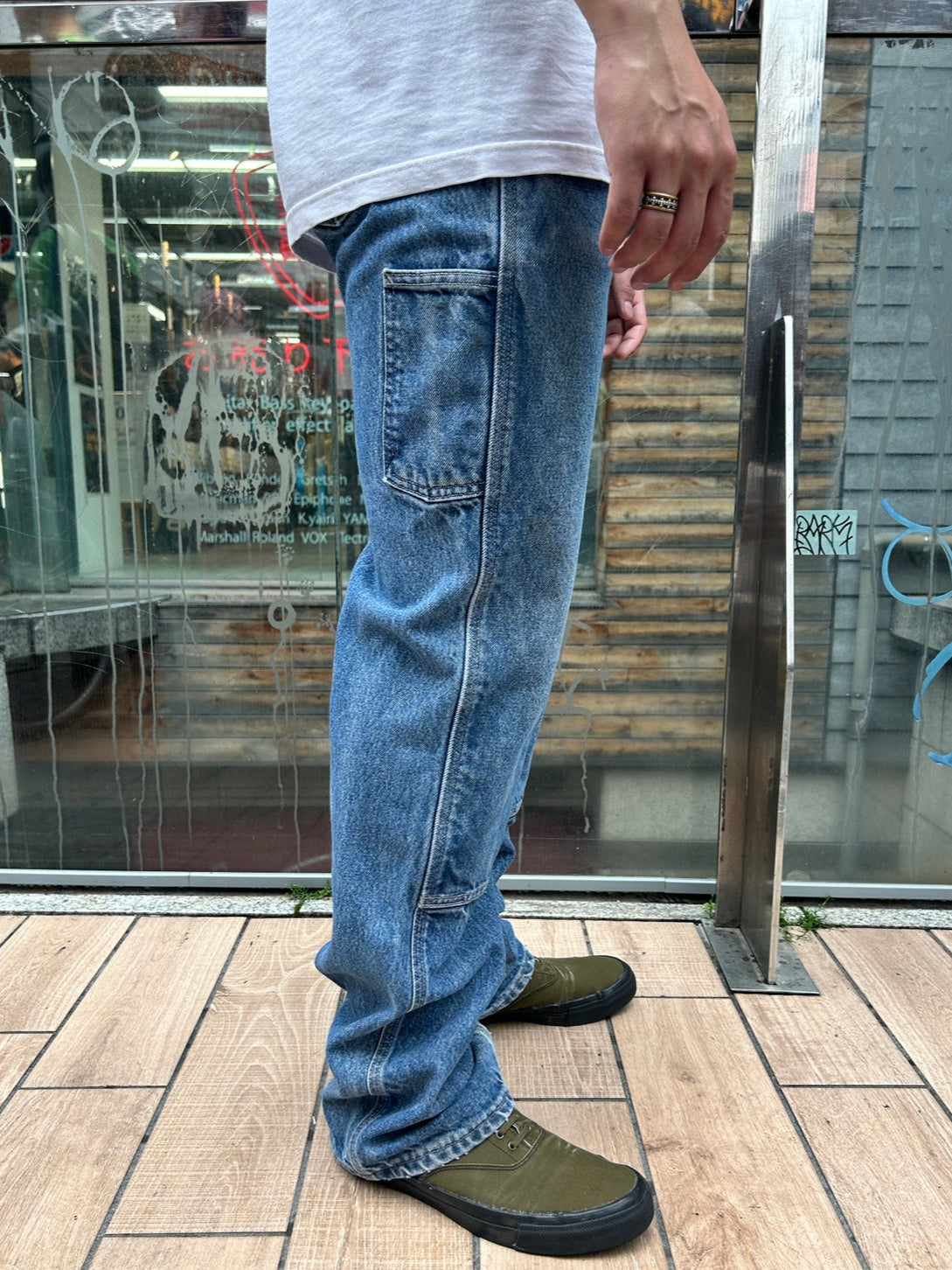 00's CARHART「DOUBLE NKEE PANT」デニムパンツ