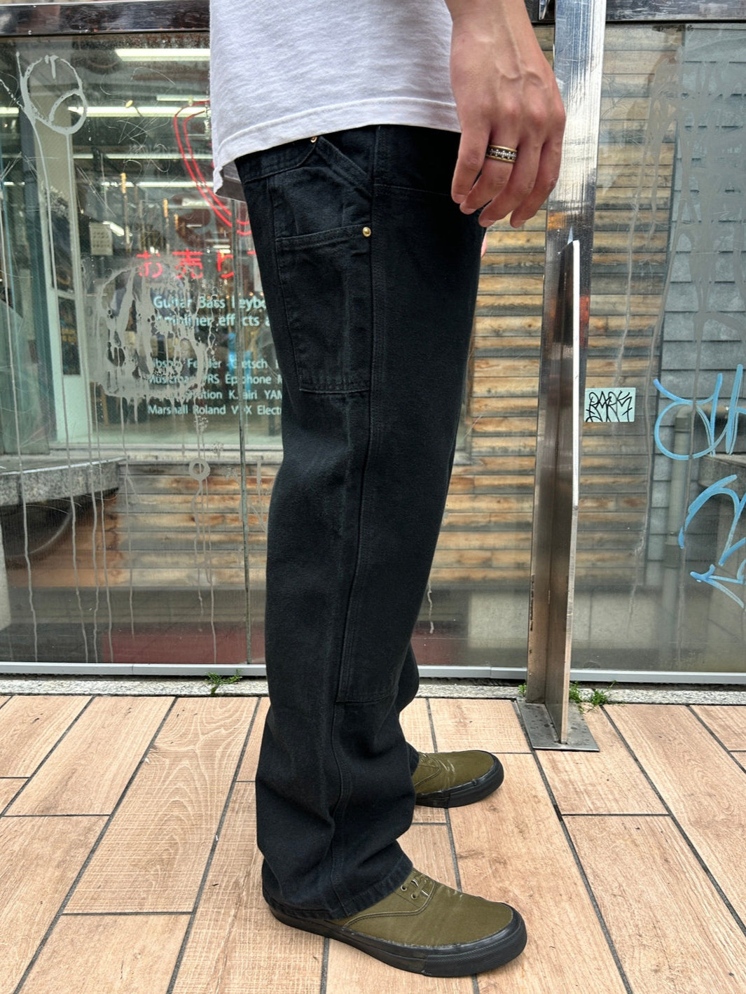00's CARHART「DOUBLE NKEE PANT」ワークパンツ
