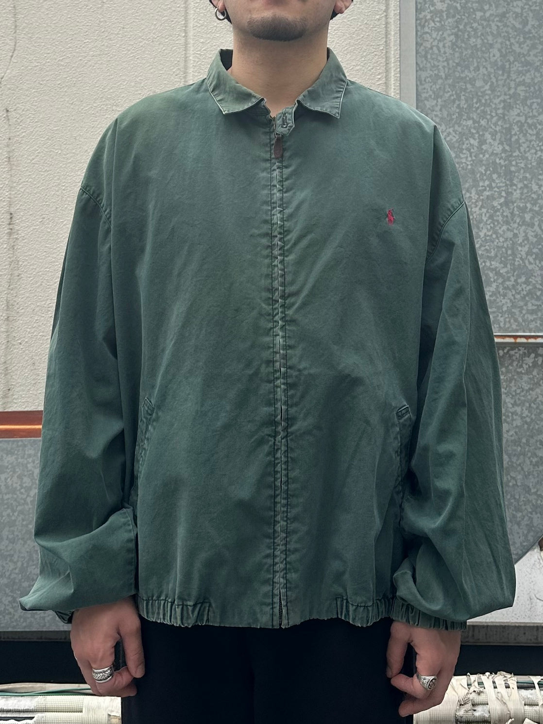 90's RALPH LAUREN「COTTON」スウィングトップ