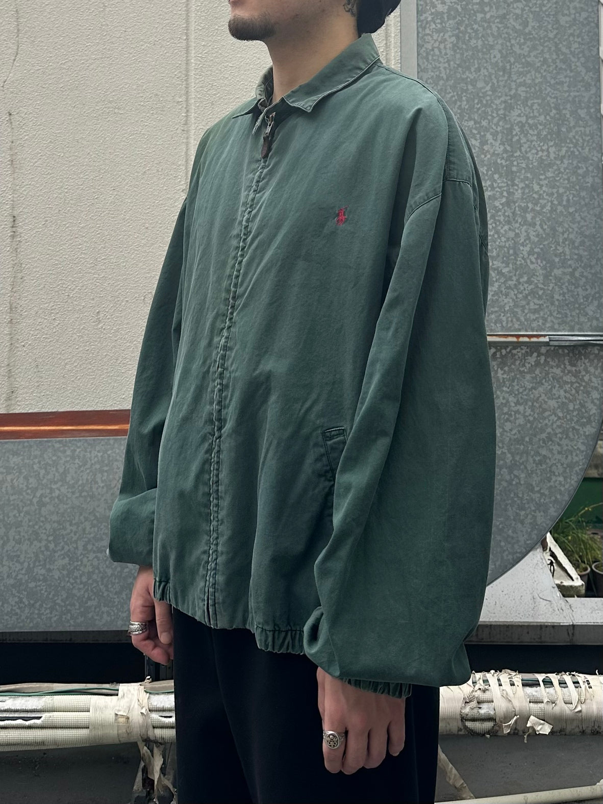 90's RALPH LAUREN「COTTON」スウィングトップ