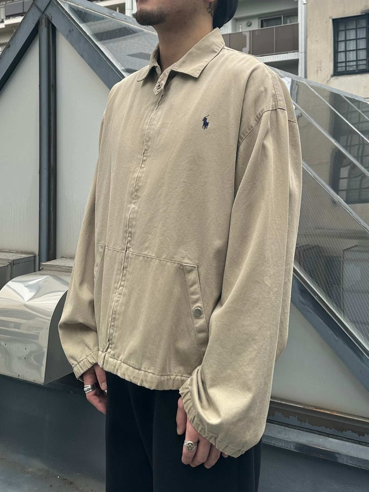 90's RALPH LAUREN 「COTTON」スウィングトップ