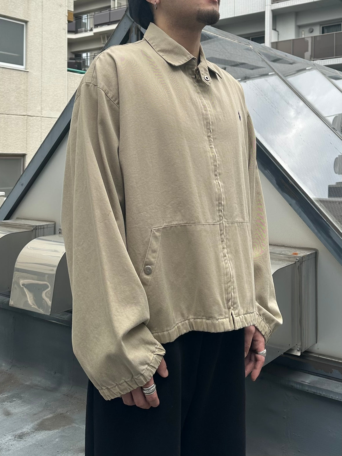 90's RALPH LAUREN 「COTTON」スウィングトップ