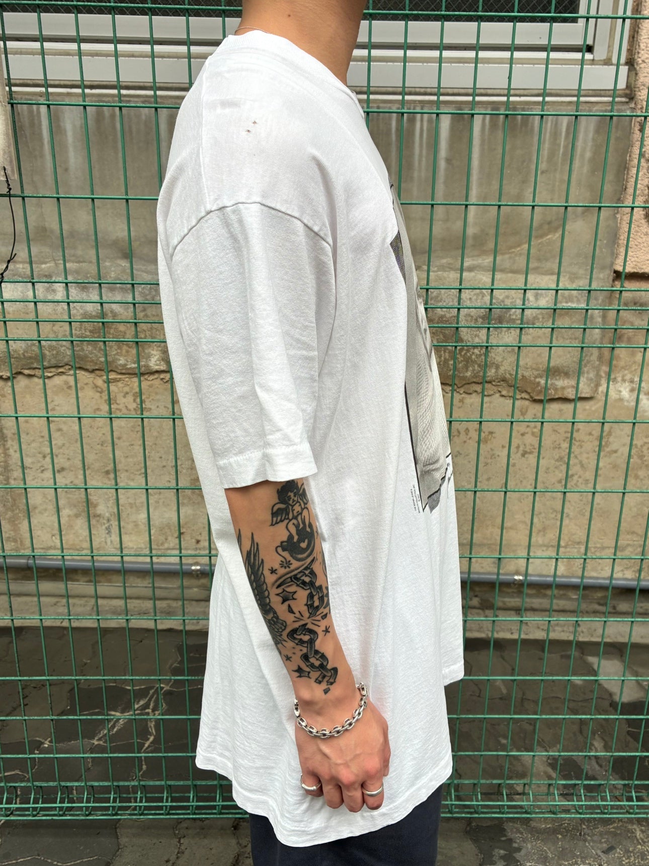 90's「LOVE MARILYN COLLECTION」USA製 ホワイトTシャツ