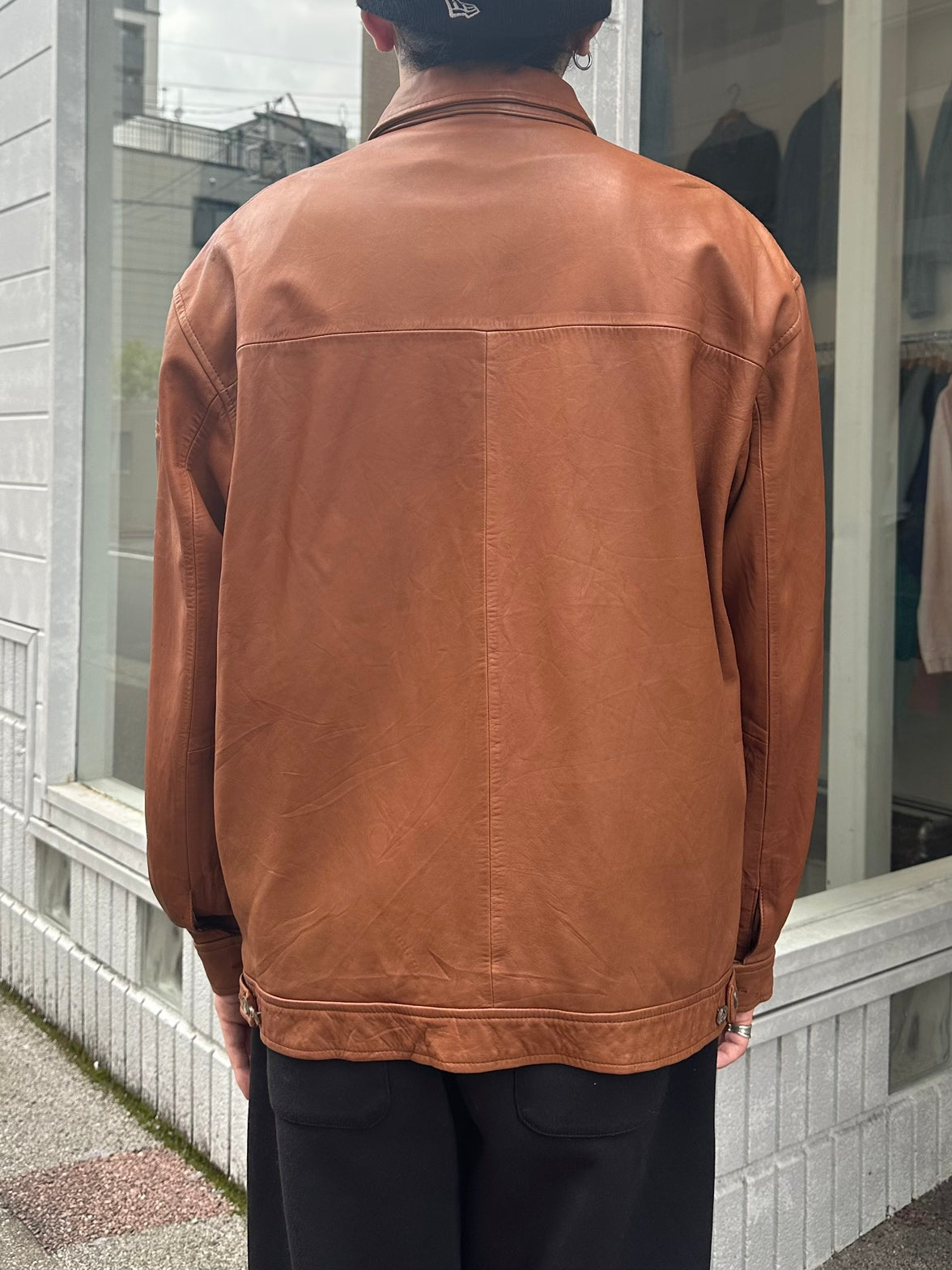 90's RALPH LAUREN 「REAL LAMBSKIN」スウィングトップ