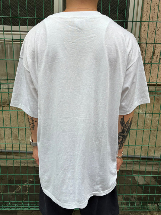 90's「HOPPY BREWER」USA製 ホワイトTシャツ