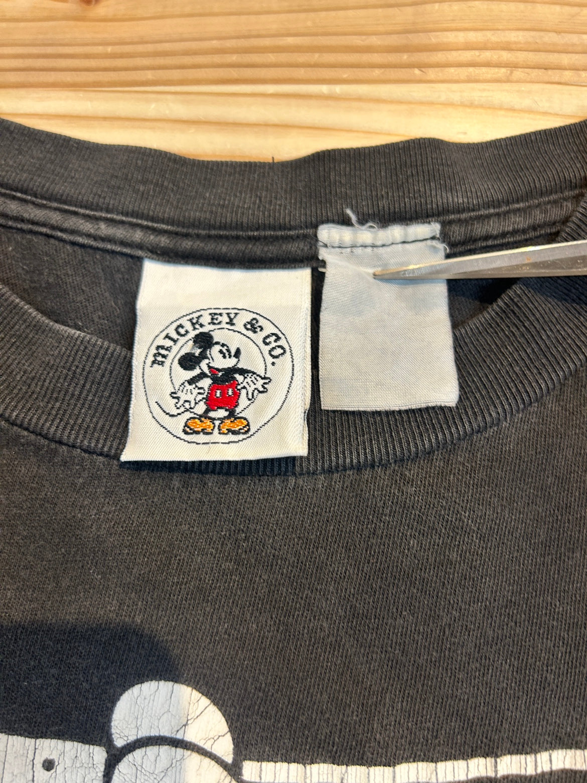 90's DISNEY「Mickey &Minnie」USA製 キャラクターTシャツ
