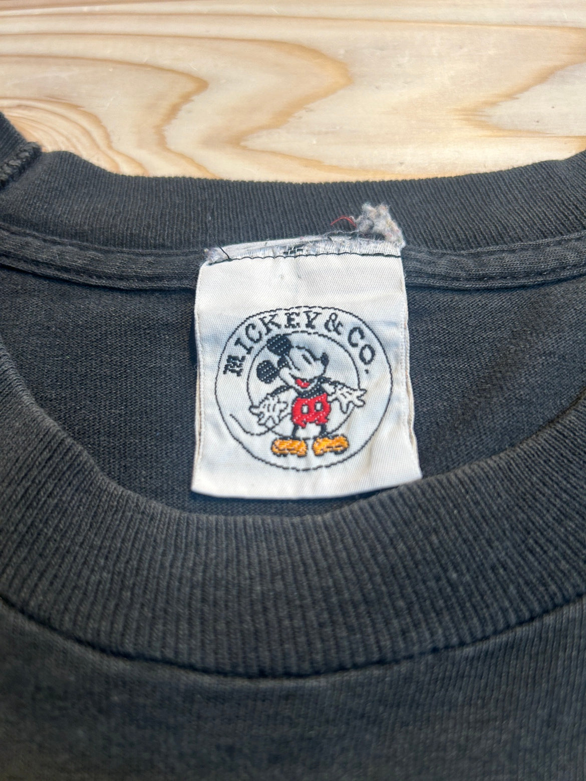 90's「Mickey& Co」USA製 キャラクターTシャツ