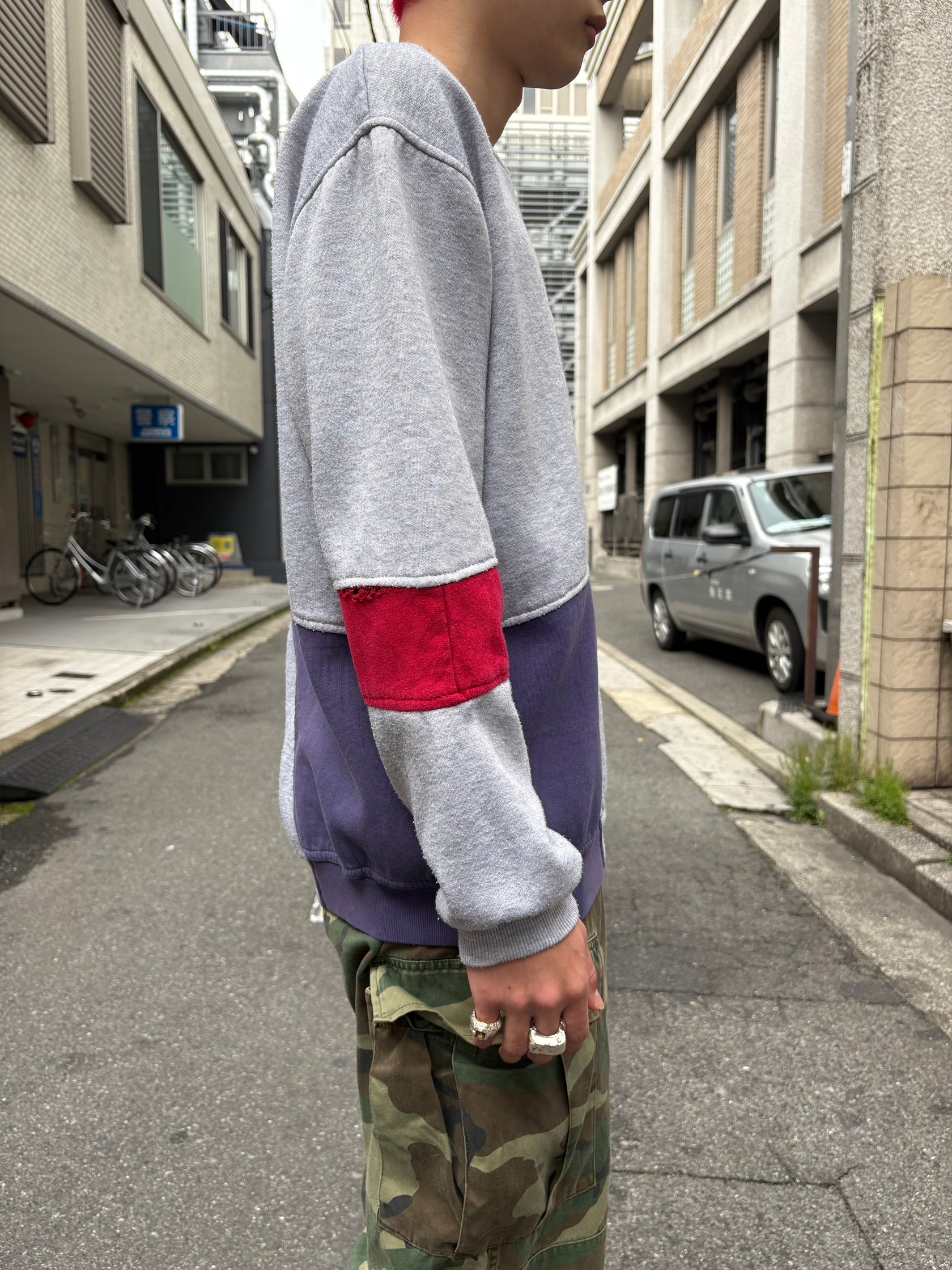 90's adidas 国旗タグ スウェット