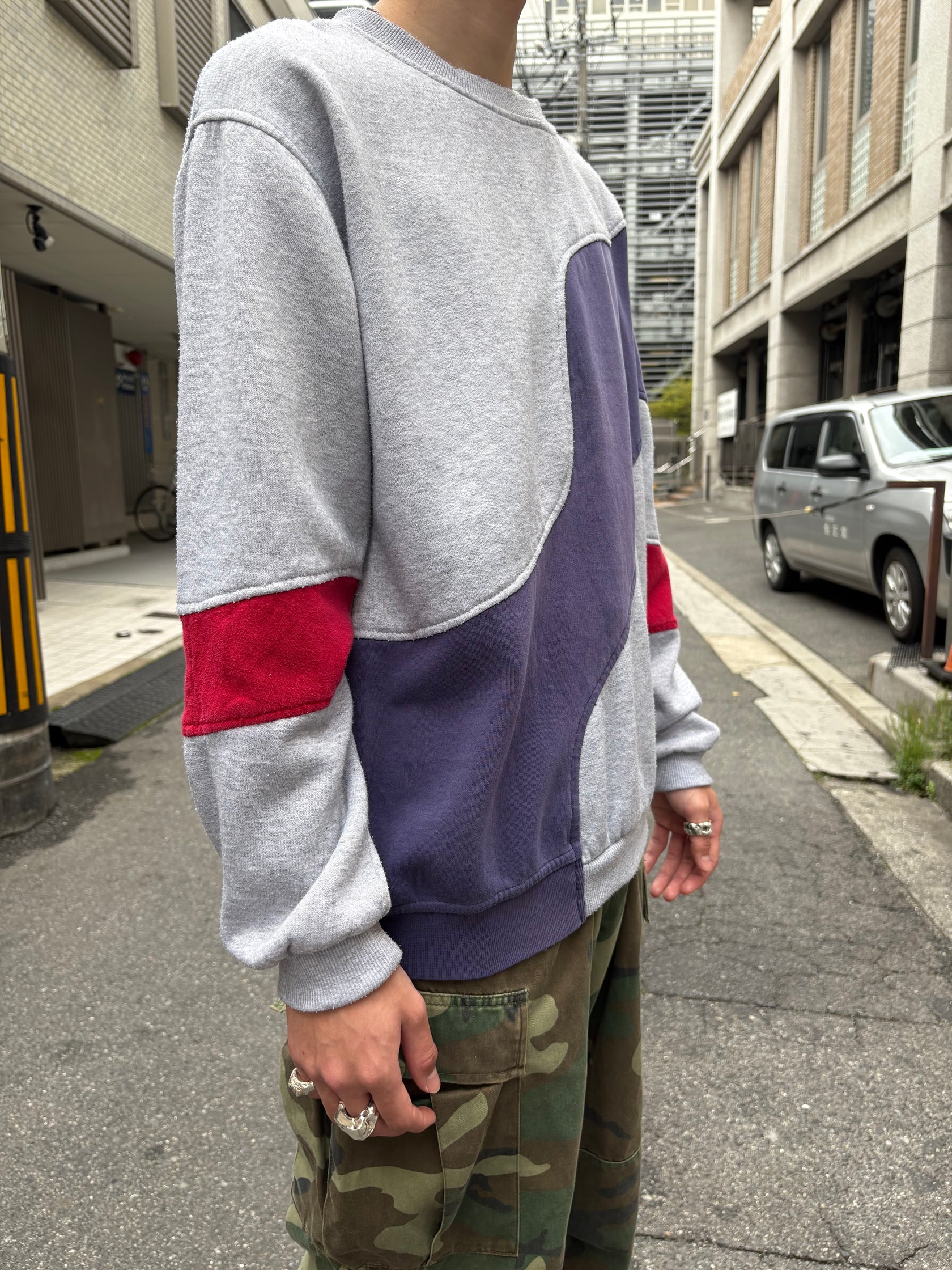 90's adidas 国旗タグ スウェット