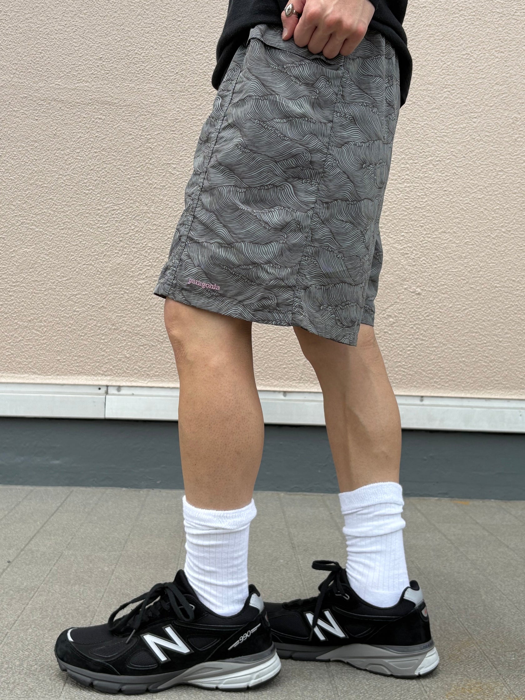 00's PATAGONIA「RIVER SHORTS WAVES」ナイロンショーツ