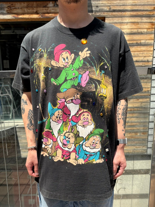 90's DISNEY「白雪姫と七人のこびと」キャラクターTシャツ