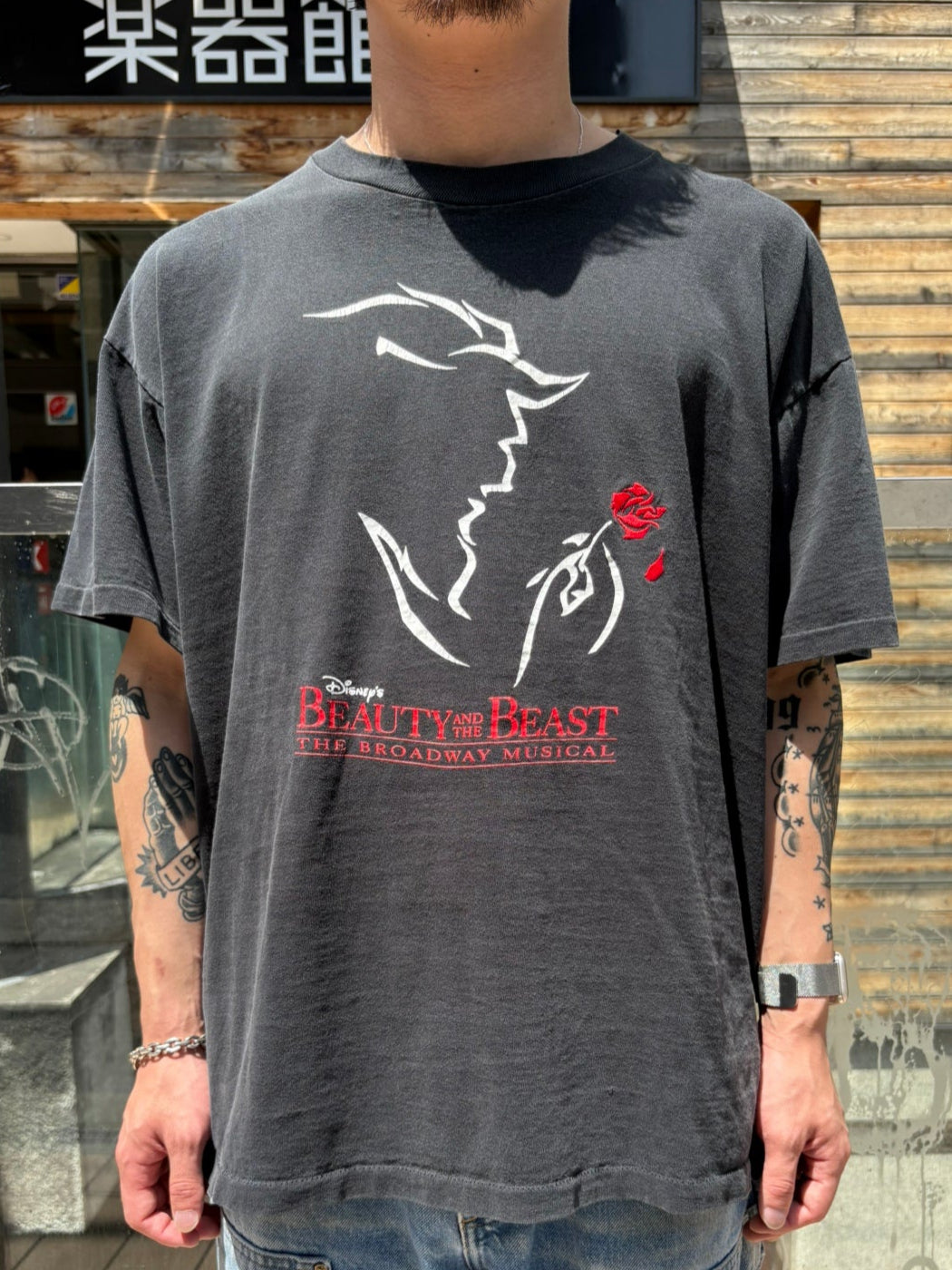 90's DISNEY「Beauty and the Beast」オフィシャルTシャツ