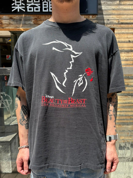 90's DISNEY「Beauty and the Beast」オフィシャルTシャツ