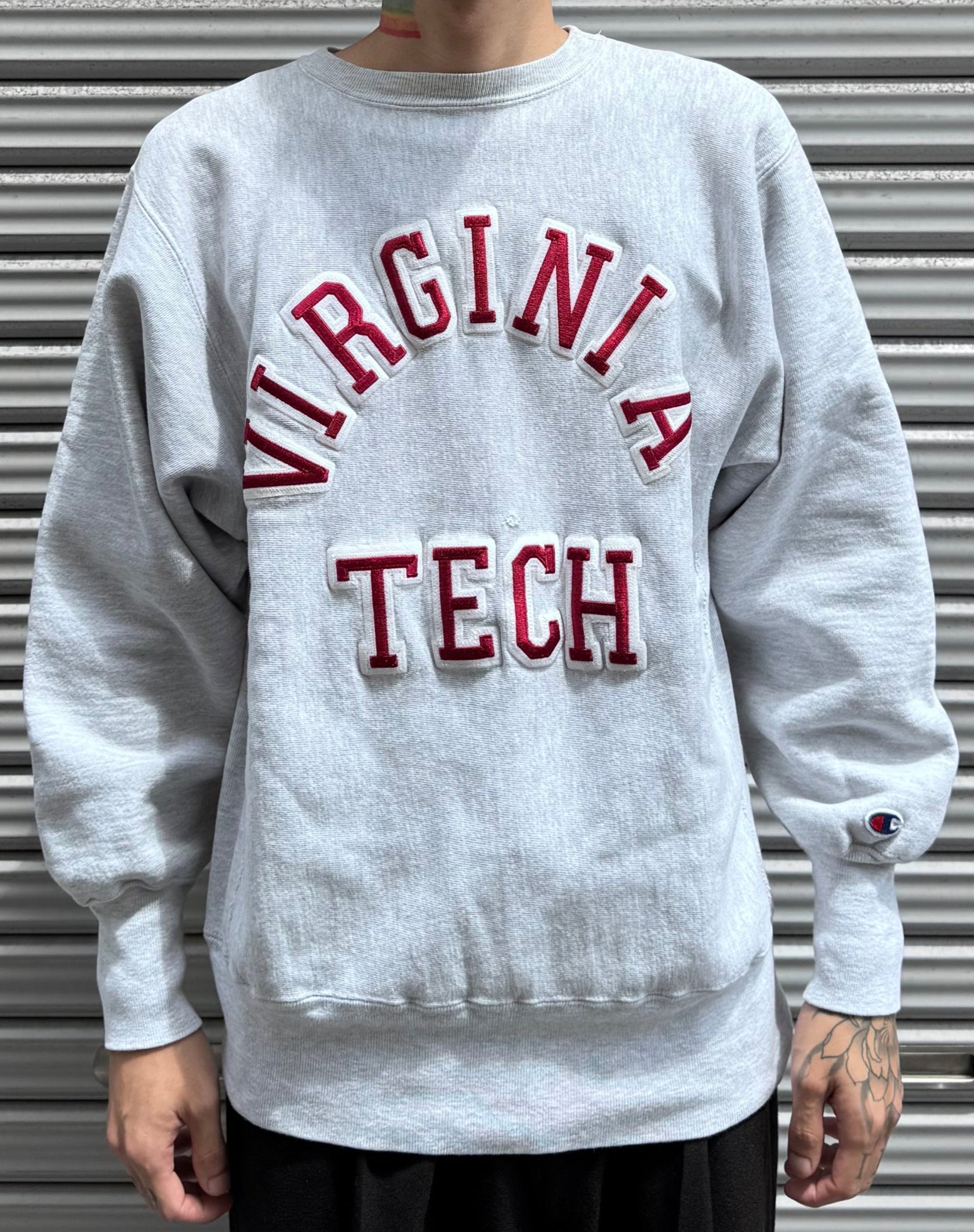 90’s Champion 「VIRGINIA TECH」REVERSE WEAVE USA製 スウェット