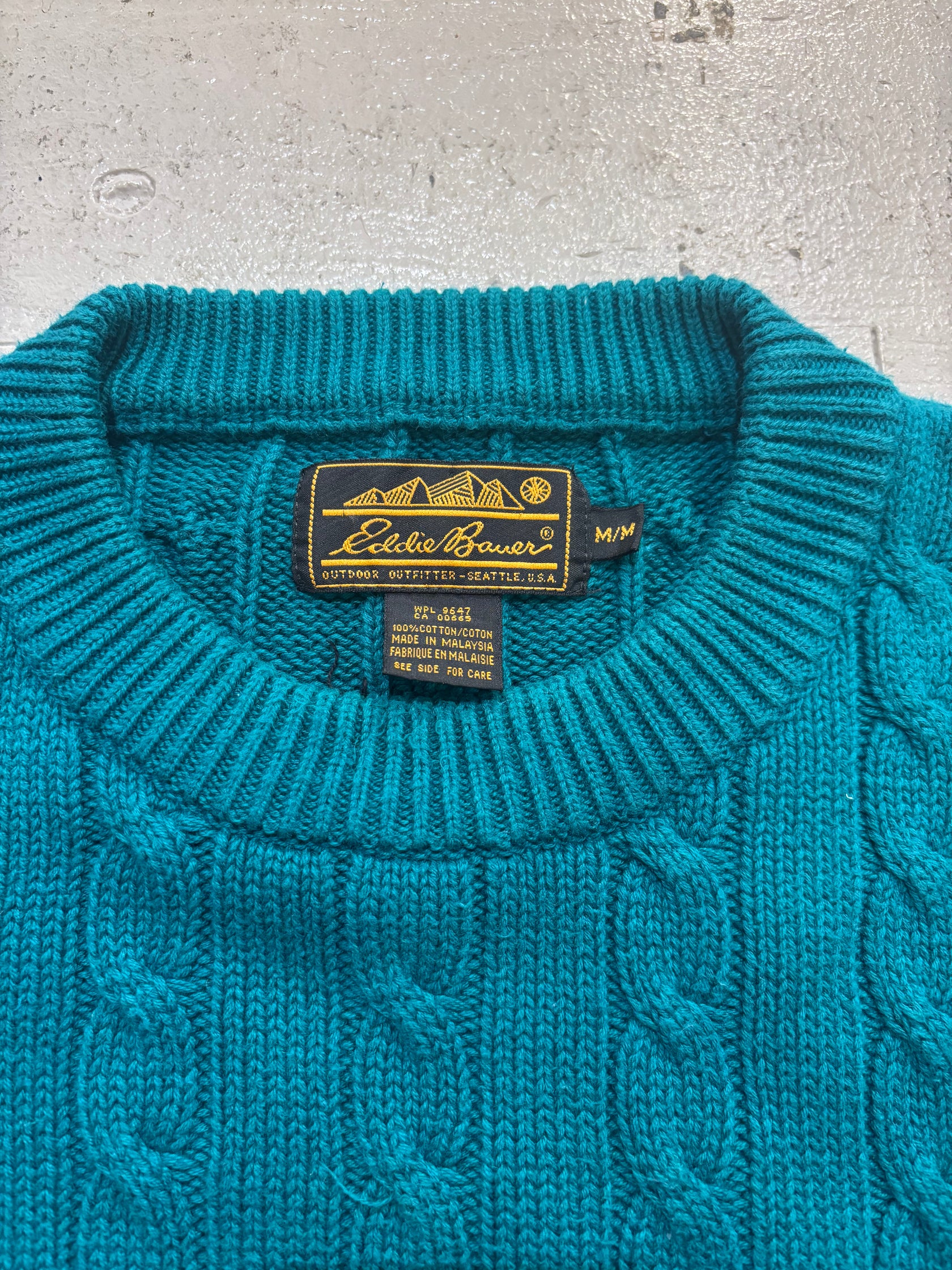 90’s Eddie Bauer ケーブルニット