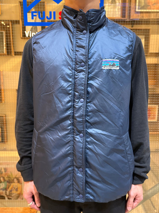 00's PATAGONIA「Woolly Fleece Reversible Best」フリースナイロンベスト