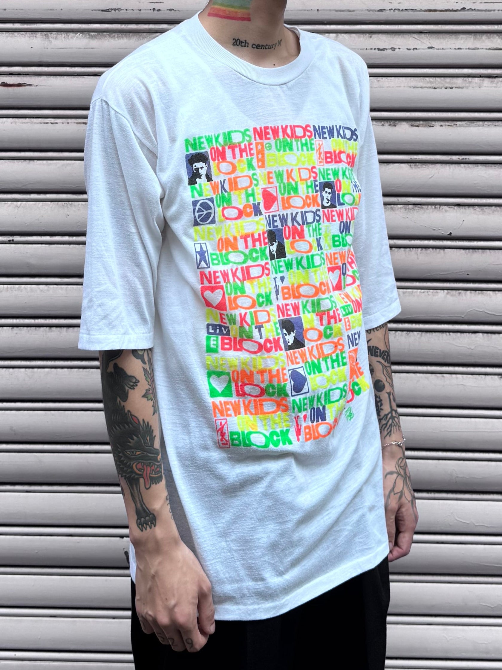 90’s「New Kids on the Block」バンドTシャツ