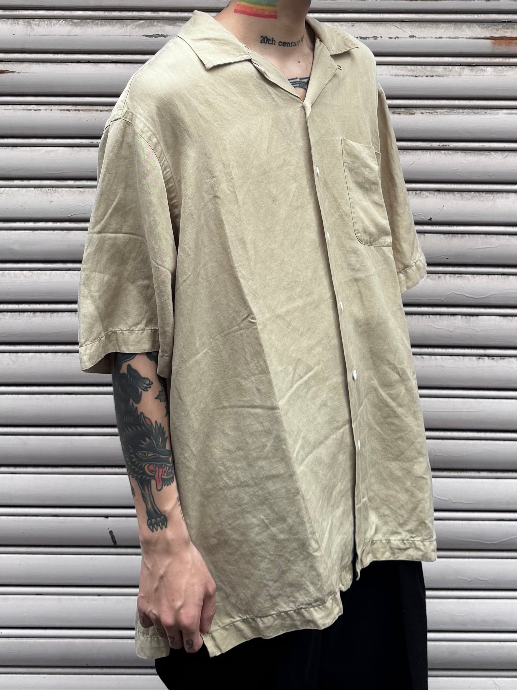 90's Ralph Lauren オープンカラーシャツ