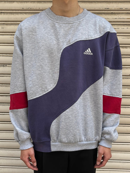 90's adidas 国旗タグ スウェット