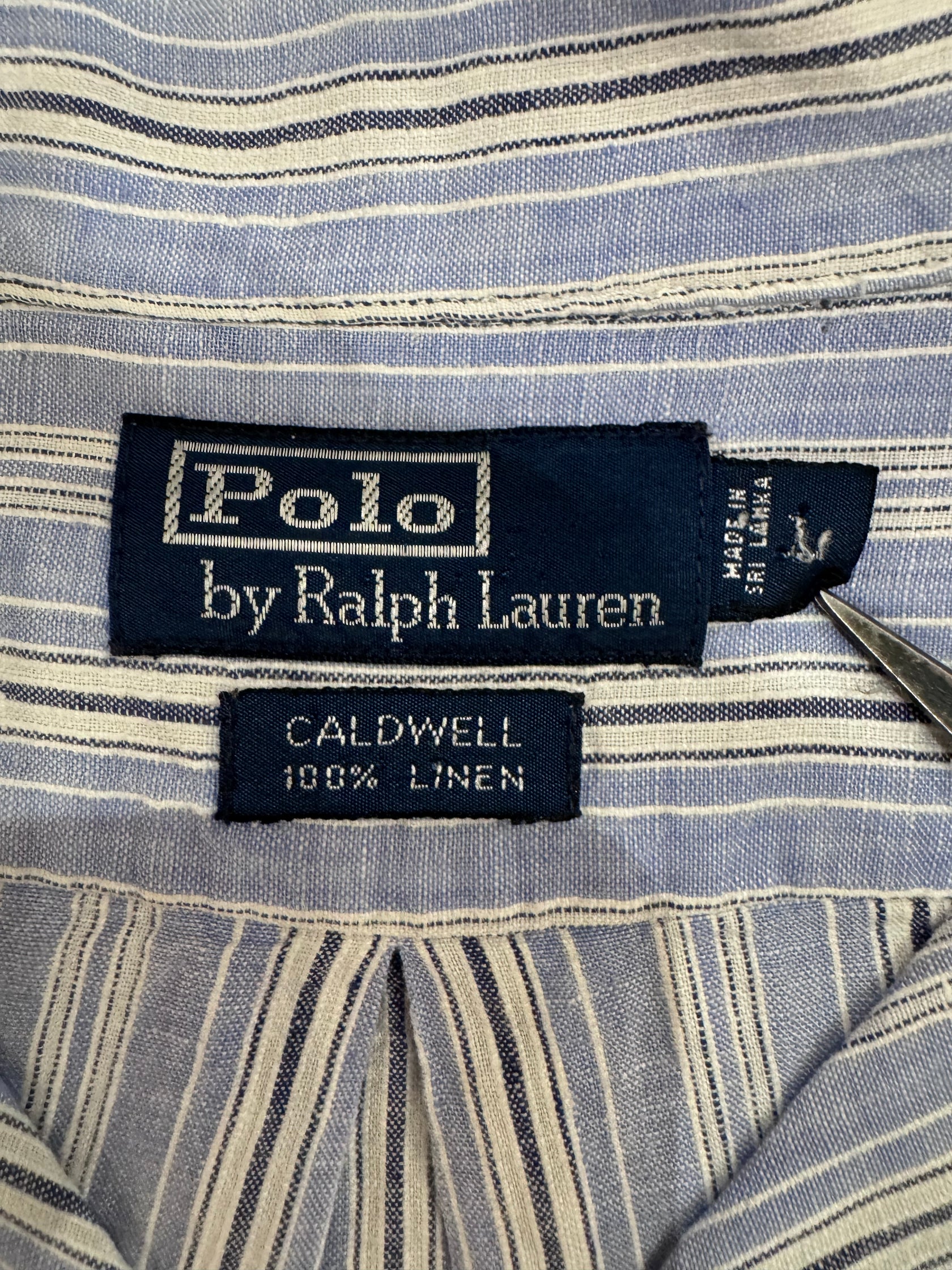 90's Ralph Lauren「CALDWELL」 オープンカラーシャツ