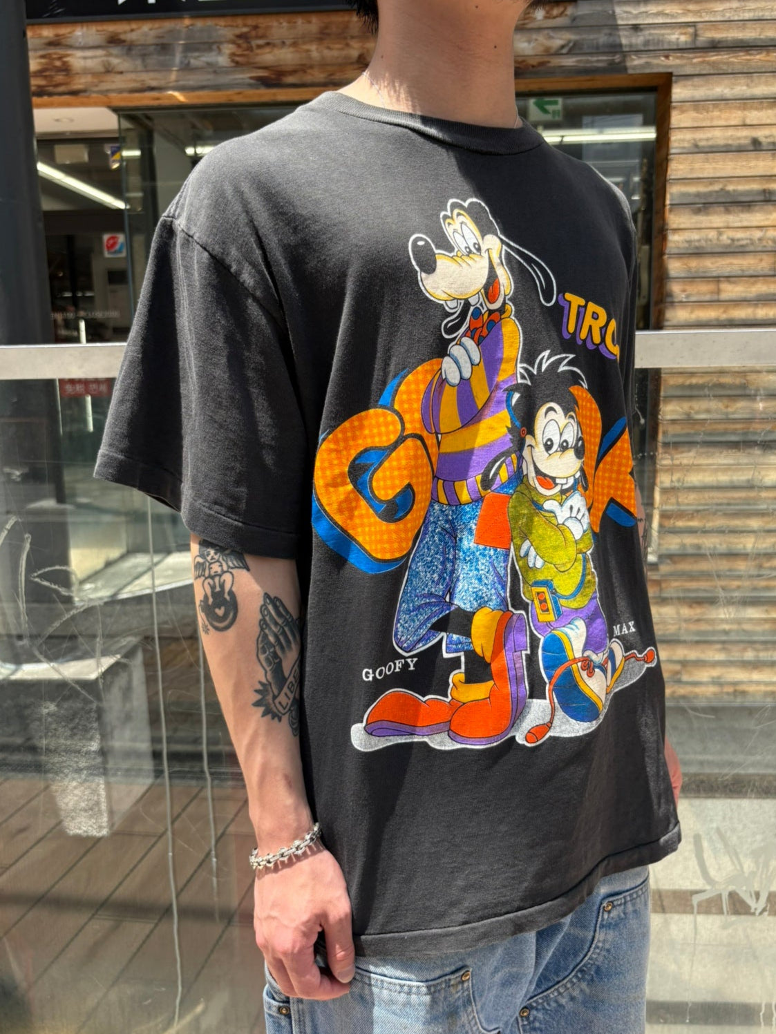 90's~00's「Goof Troop」キャラクターTシャツ