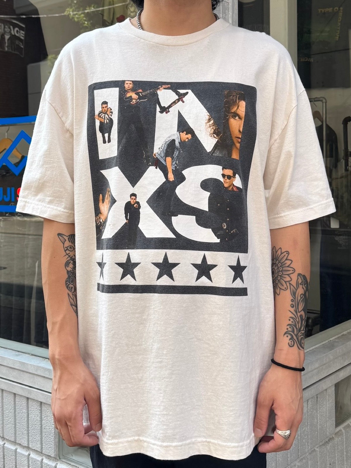 90's INXS「CALLING ALL NATIONS」バンドTシャツ