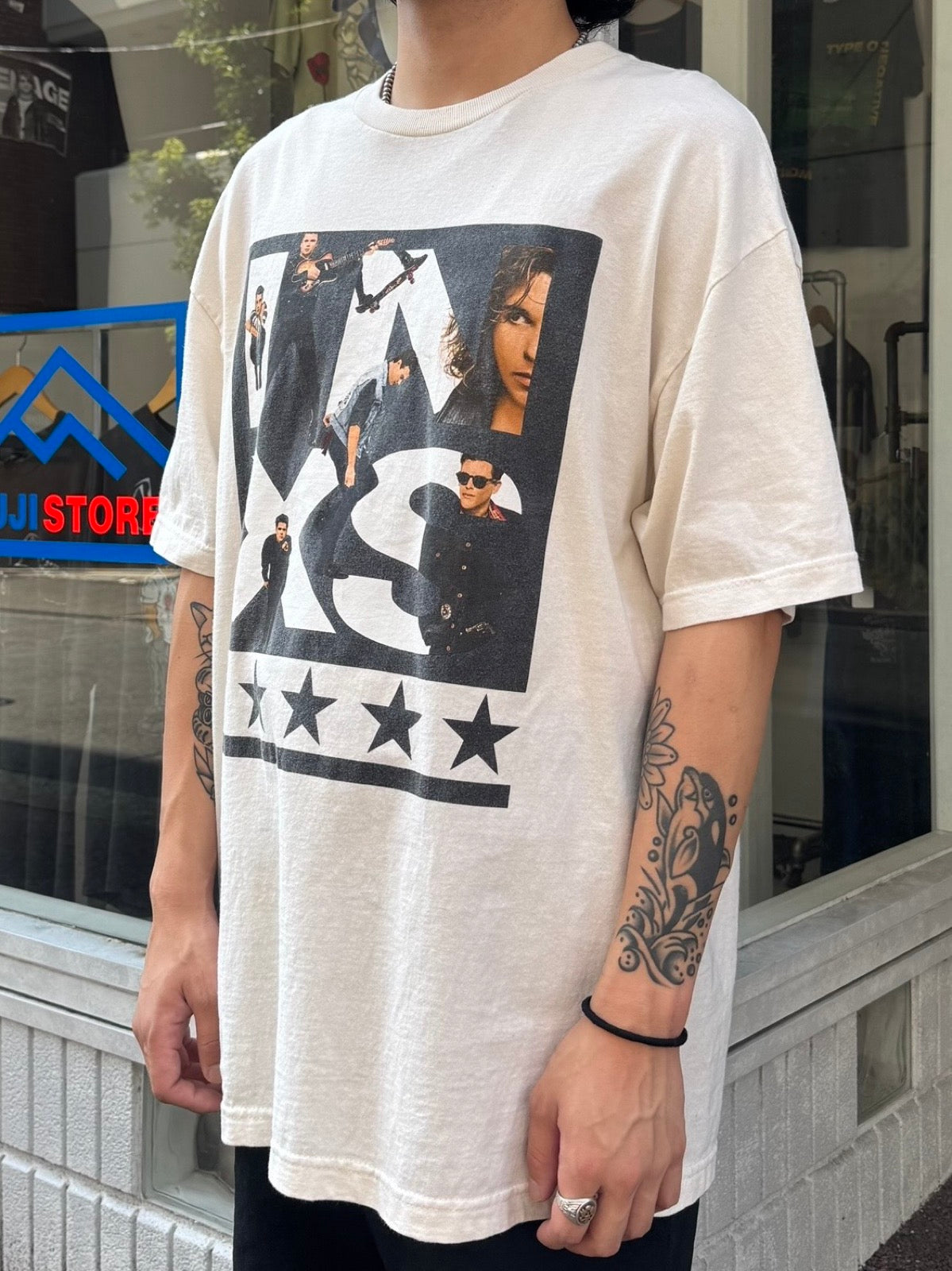 90's INXS「CALLING ALL NATIONS」バンドTシャツ