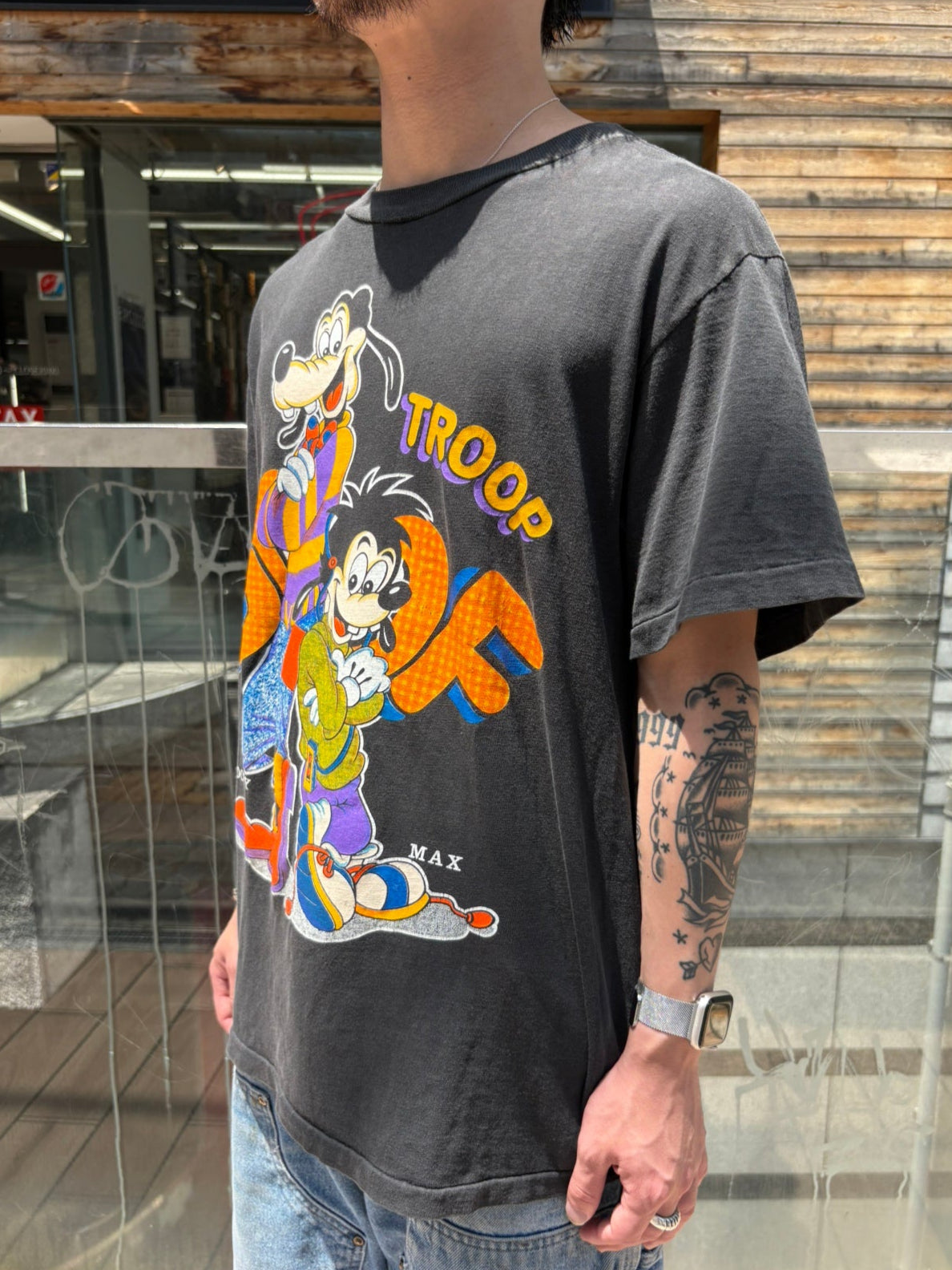 90's~00's「Goof Troop」キャラクターTシャツ