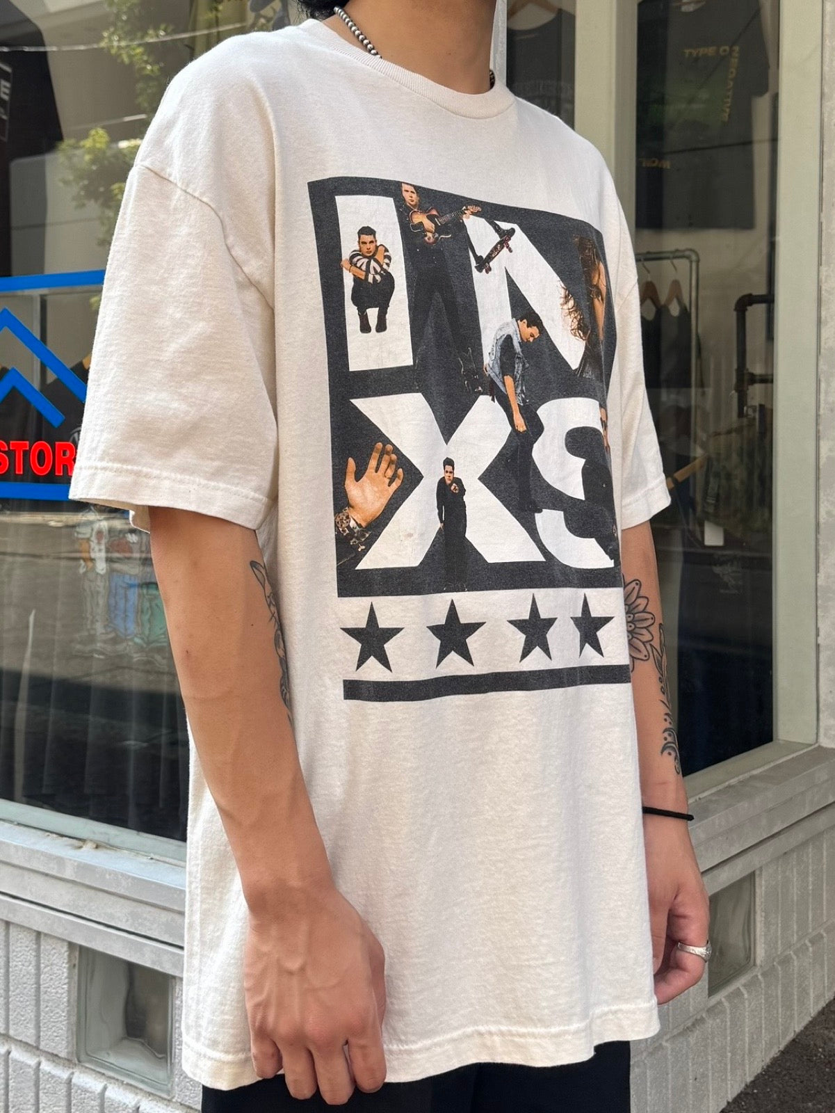 90's INXS「CALLING ALL NATIONS」バンドTシャツ