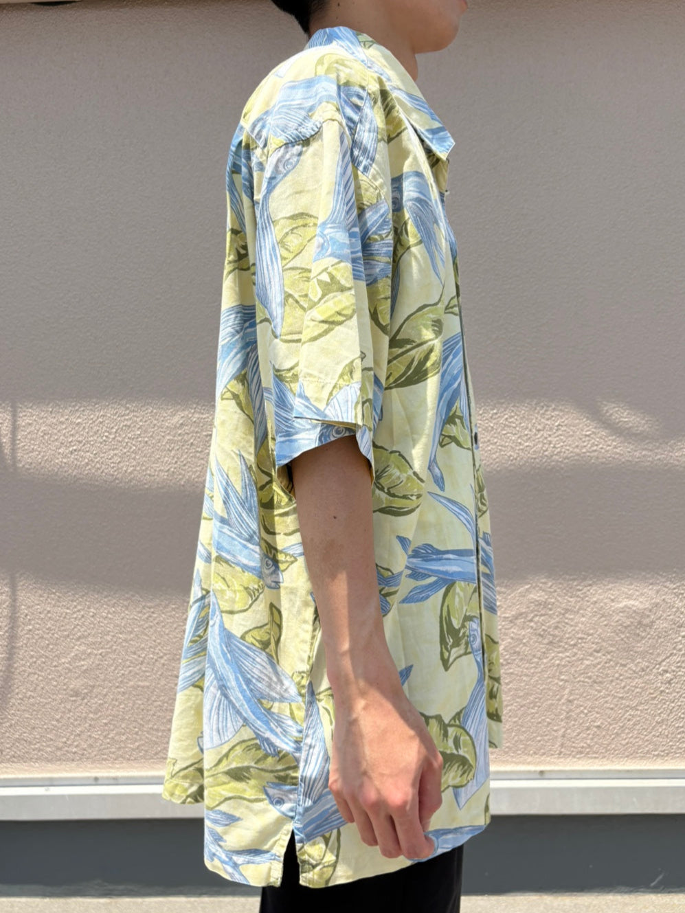 00’s PATAGONIA「Pataloha Flying Fish & Banana Leaf」アロハシャツ