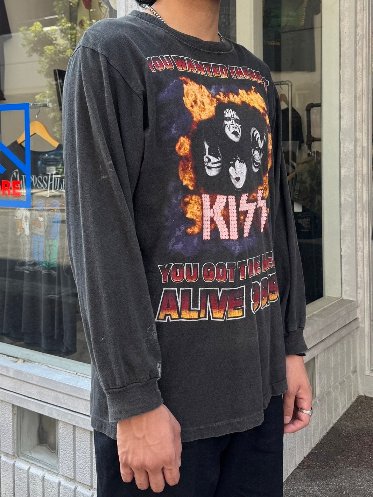 90's KISS「WORLD TOUR 96/97」バンドロングTシャツ×