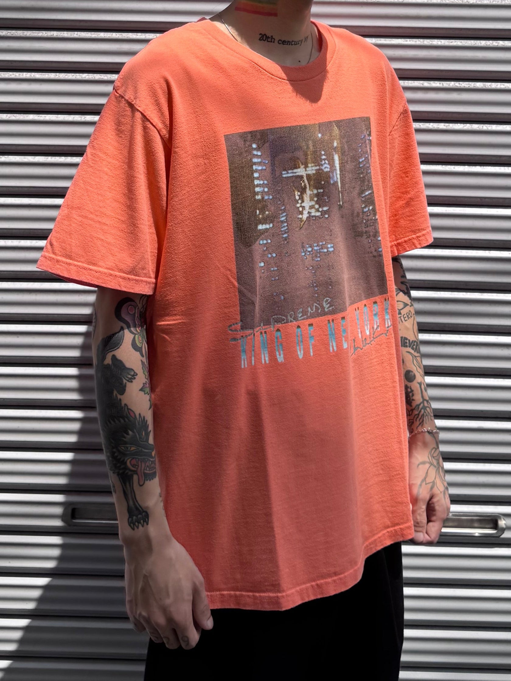 00’s Supreme「KING OF NEW YORK」USA製 Tシャツ